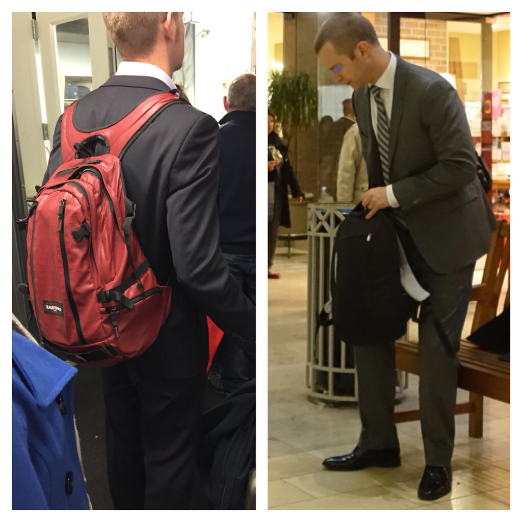 Packing a suit in a backpack best sale