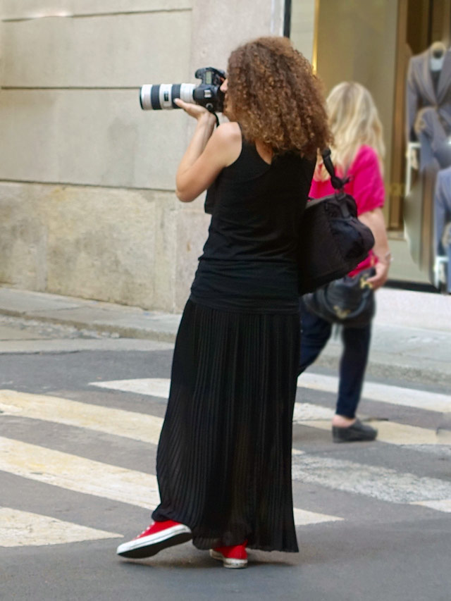 long dress and converse