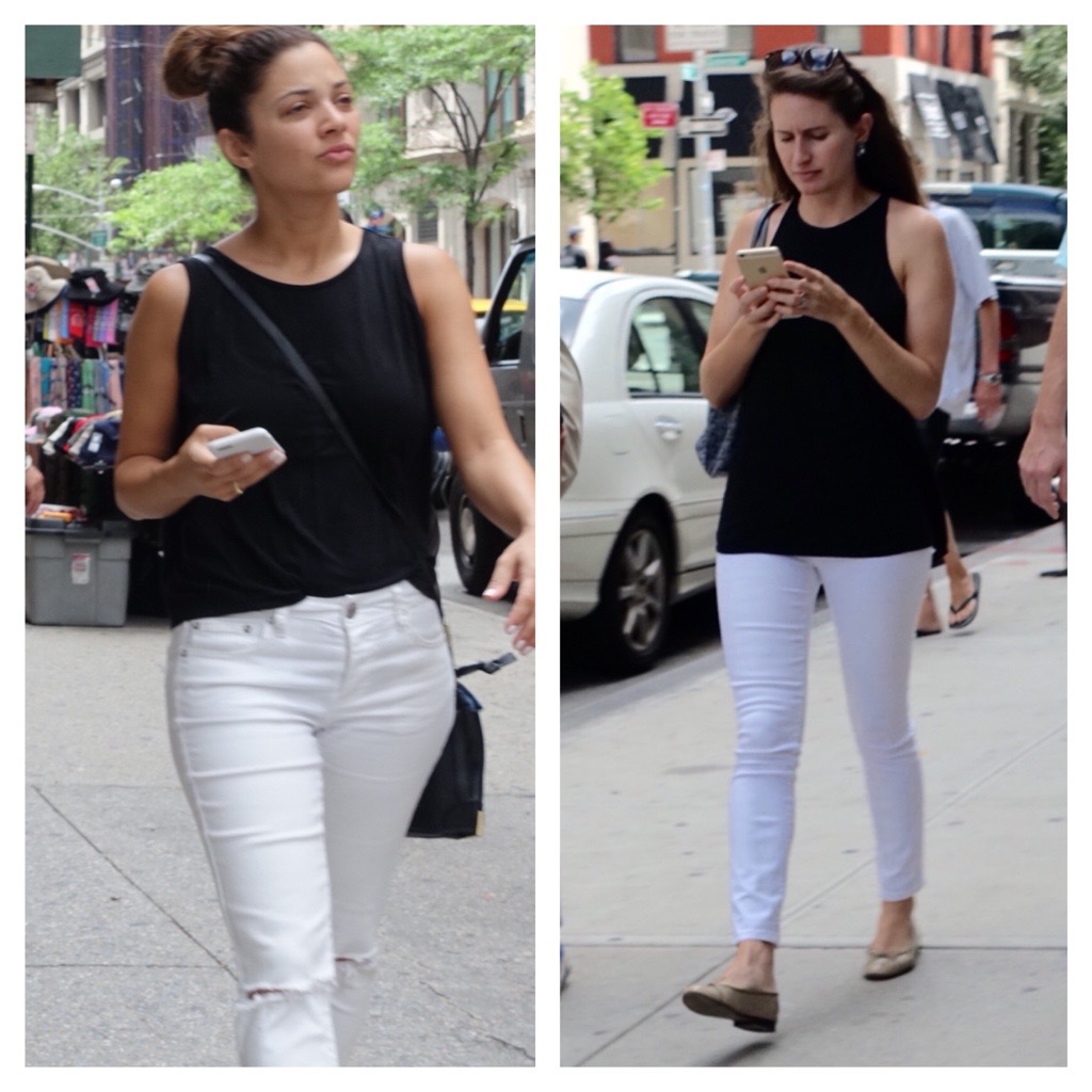 White jeans store for curvy figures