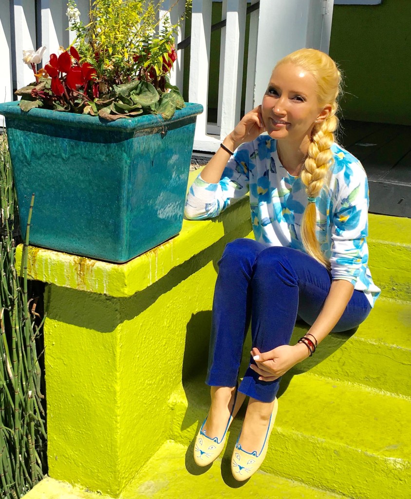 Liliya Anisimova's outfit for art and culture in L.A.