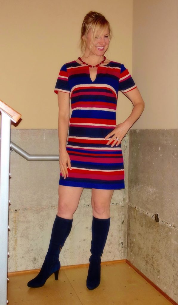 This Dress Proves Stripes Can Be Super Flattering