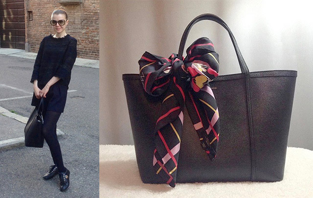 How to: Accessorize Your Handbag With an Hermes Scarf