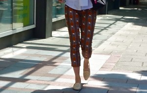 Printed pants