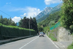 On the road