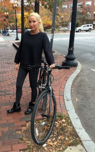 Liliya's all-black #OOTD