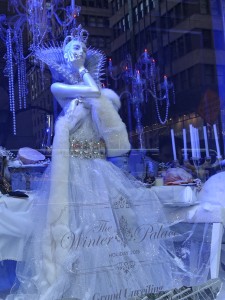 Saks holiday window