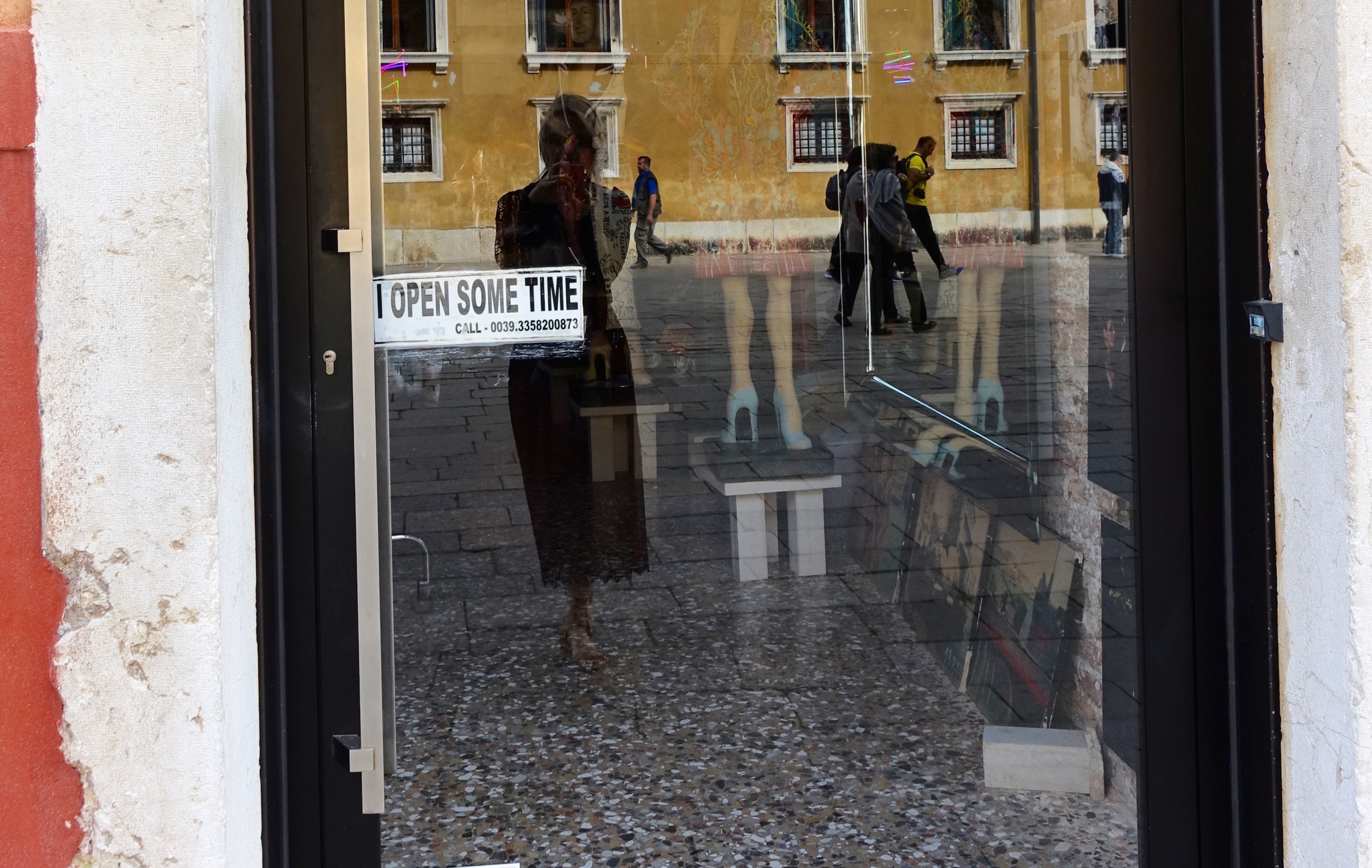 The pope shop in Venice
