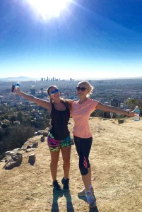 Liliya and Sabrine at Runyon Canyon Park