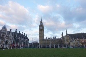Big Ben with sunset