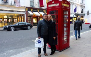 On our trip to London