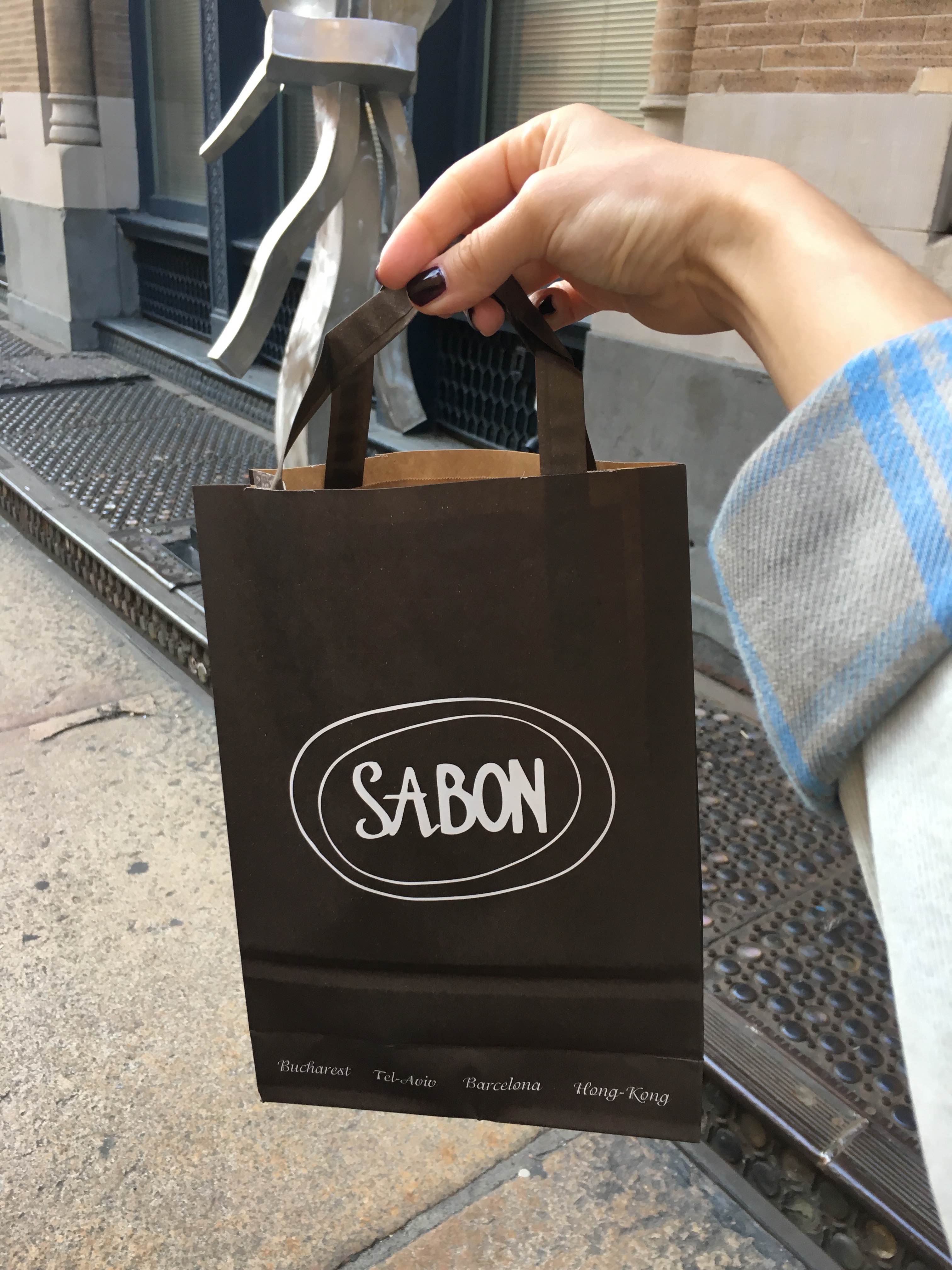 Sabon was on the agenda