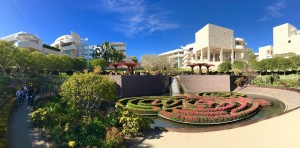 The Getty garden, L.A.