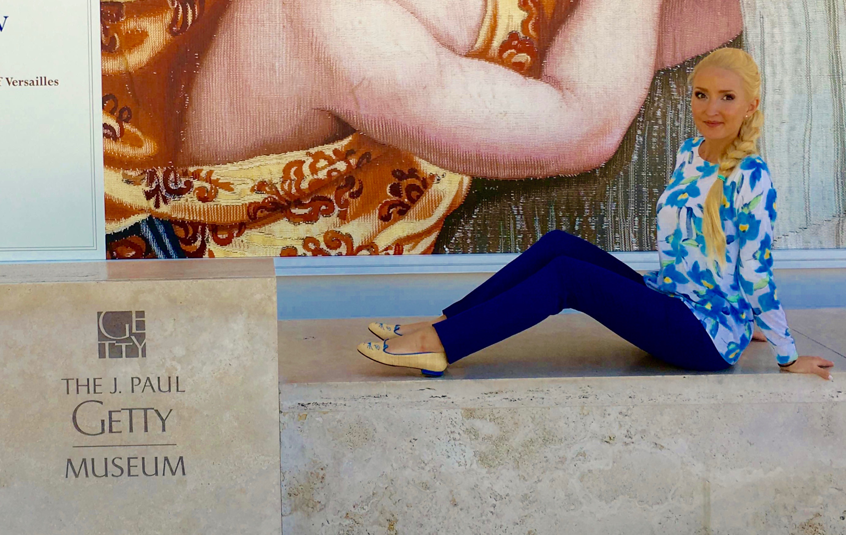 Liliya Anisimova's outfit for art and culture in L.A.