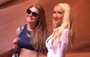 Liliya and her bestie Yana