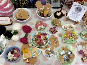 Liliya Anisimova's outfit for a craft fair