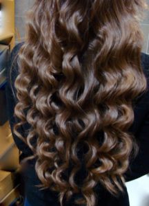 Curls are separated