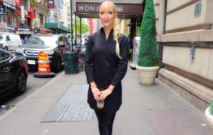 Liliya's leggings as pants outfit