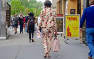 floral pants suit