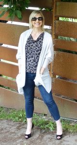 Janea's weekend skinny jeans look