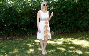 Janea's wine-tasting outfit