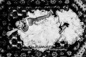 Rio Van Zant in the wedding gown shoot