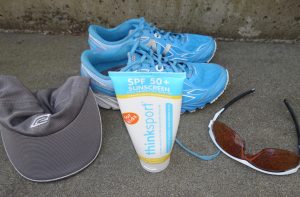 Sunscreen for running, body