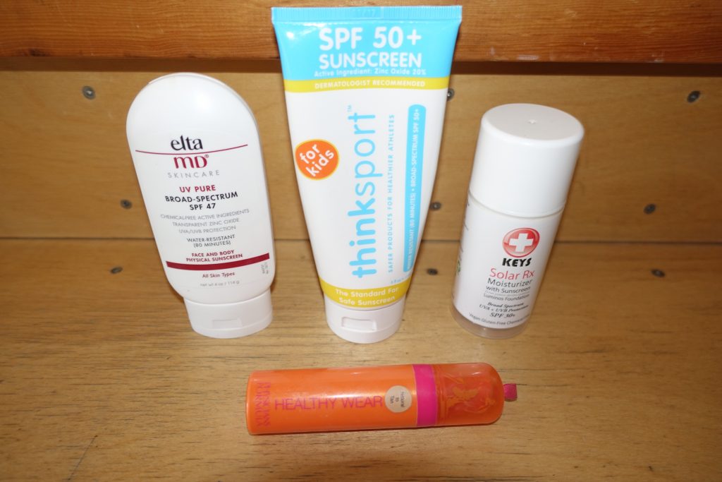 My sunscreen collection