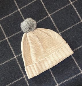 Winter Silks pom pom beanie