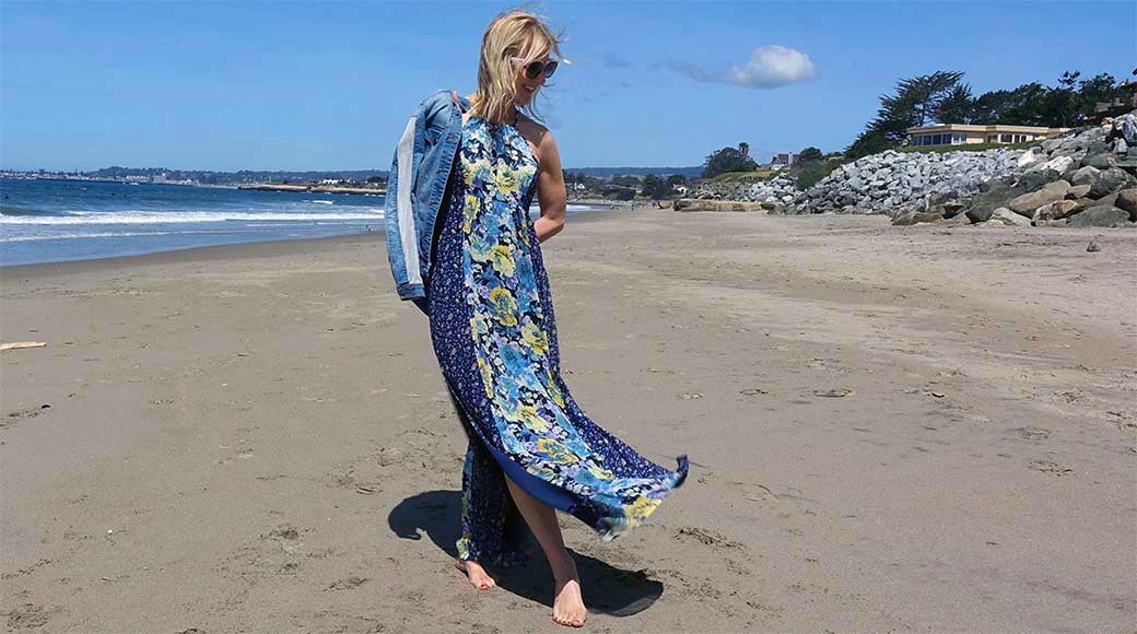 Dressing boho on the beach