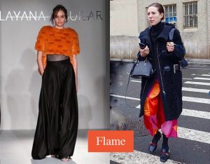 Pantone's flame for Spring 2017