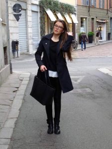 Julia's leather leggings ootd