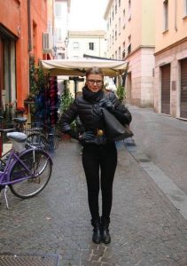 All-black OOTD in Parma
