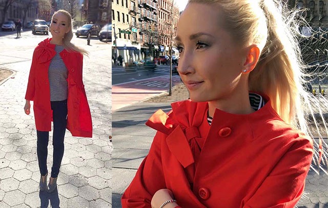 Liliya Anisimova's Kate Spade outfit