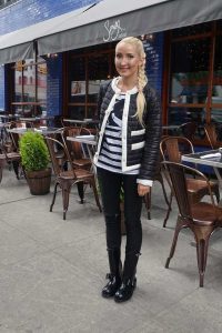 Liliya's look channels Chanel