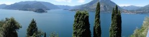 Panoramic view of Lake Como