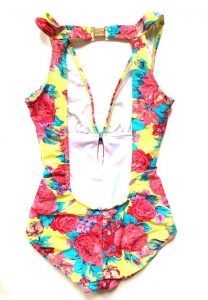 Close up of back, K BELO Popsicle One Piece, Havana